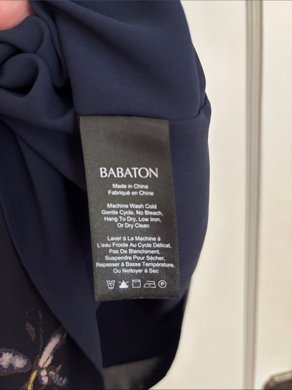 Babaton Navy Floral Print Camisole - Picture 3 of 6